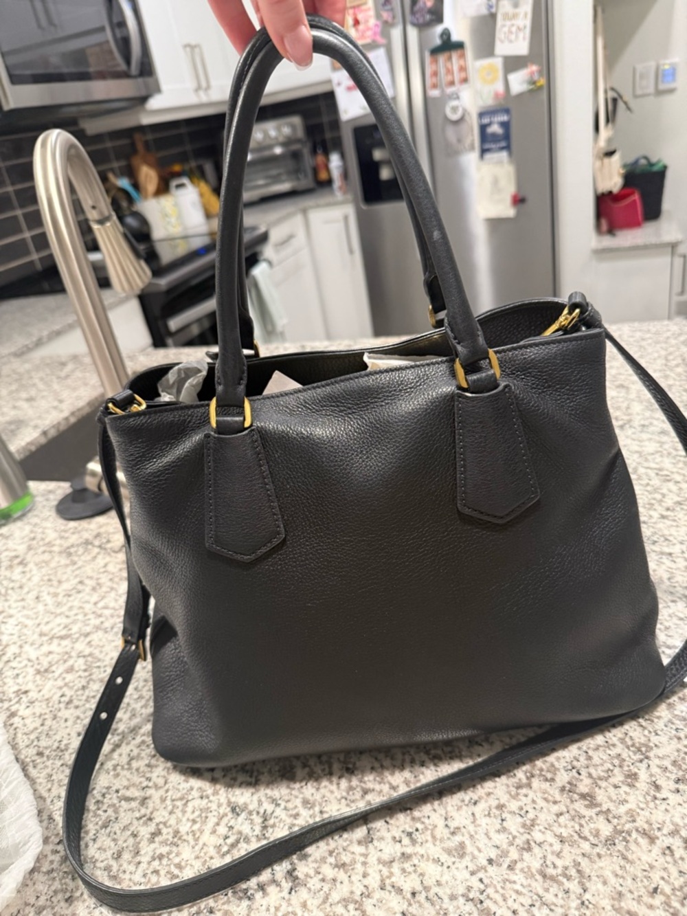 Prada Vitello Phenix Handle Bag - Picture 6 of 10